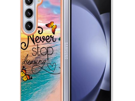 Deco Samsung Galaxy Z Fold5 phone cover - Never Stop Dreaming on Sale