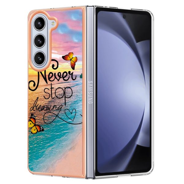 Deco Samsung Galaxy Z Fold5 phone cover - Never Stop Dreaming on Sale