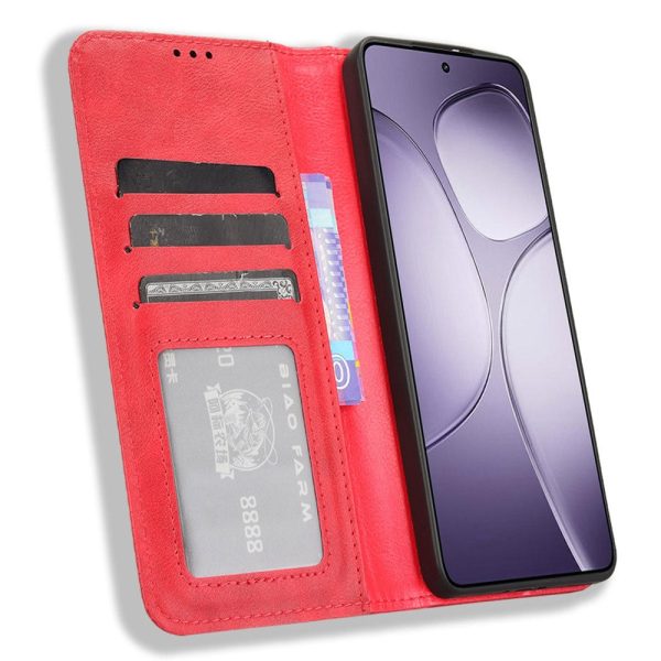 Bofink Vintage Xiaomi Redmi K70 Ultra leather case - Red For Discount