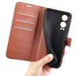 Classic OnePlus Nord CE4 Lite   Oppo K12x flip case - Brown For Sale