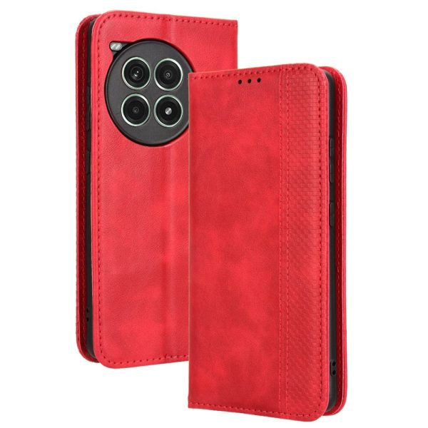 Bofink Vintage OnePlus Ace 3 Pro leather case - Red For Cheap