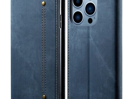 Jeans iPhone 16 Pro Max flip case - Blue Online now