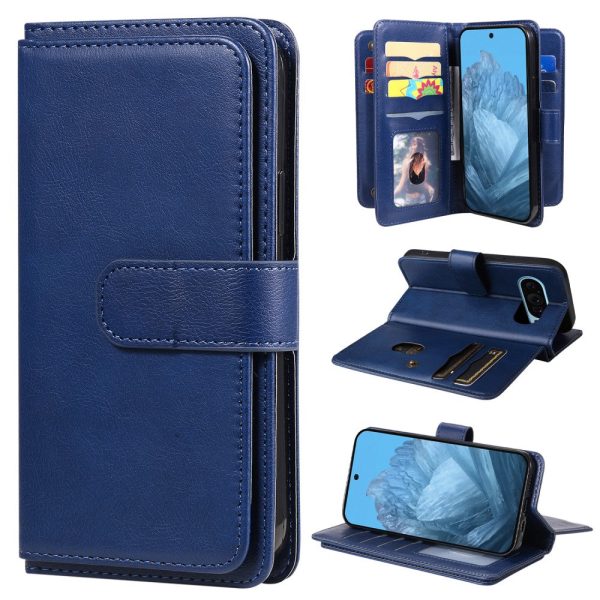 10-slot Google Pixel 9   Google Pixel 9 Pro wallet case - Blue Sale