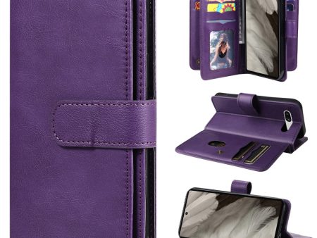 10-slot Google Pixel 7a wallet case - Purple Online