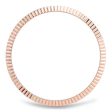 Samsung Galaxy Watch6 Classic 47mm Bezel Ring Zinc Alloy Wave Pattern Bezel Adhesive Frame Cover - Rose Gold For Discount