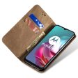 Jeans Motorola Moto G34 flip case - Khaki on Sale