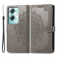 Mandala OnePlus Nord N30 SE leather case - Grey Online