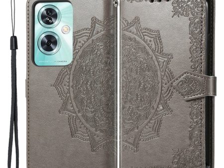 Mandala OnePlus Nord N30 SE leather case - Grey Online