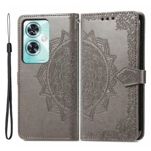 Mandala OnePlus Nord N30 SE leather case - Grey Online