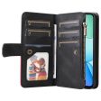 Textured Xiaomi Redmi 13   Xiaomi Redmi Note 13R leather case with strap - Black Fashion