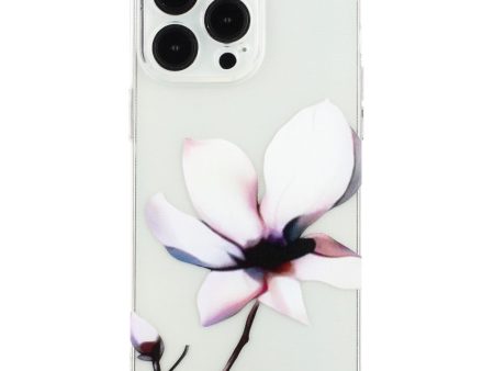 Deco iPhone 15 Pro Max phone cover - White Flower Online Hot Sale