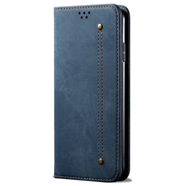 Jeans Motorola Moto G34 flip case - Blue Fashion