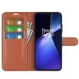 Classic OnePlus Nord CE4 Lite   Oppo K12x flip case - Brown For Sale