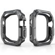 Apple Watch Series 4   5   6   SE   SE (2022) 44mm Watch Frame Case Bump Resistant+Flexible Protector - Transparent Black Online now