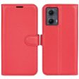 Classic Motorola Edge (2024) flip case - Red Fashion