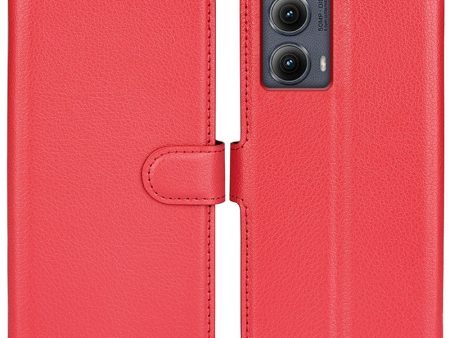 Classic Motorola Edge (2024) flip case - Red Fashion