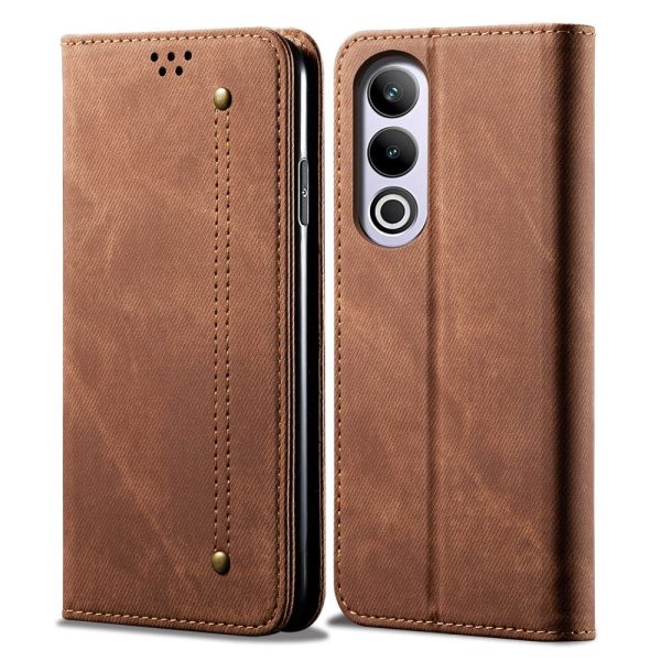 Jeans OnePlus Nord CE4   OnePlus Ace 3V flip case - Coffee on Sale