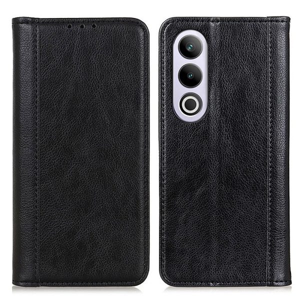 OnePlus Nord CE4   OnePlus Ace 3V genuine leather case with magnetic closure - Black Hot on Sale