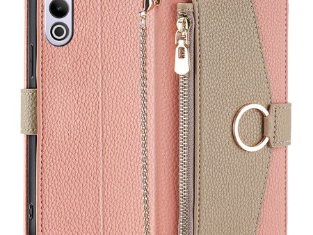 OnePlus Ace 3V vegan leather purse-case - Pink Sale