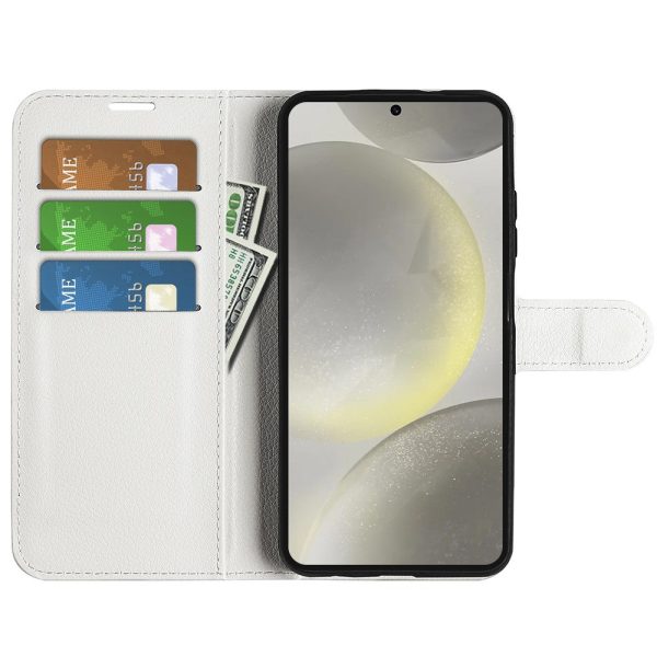 Classic Samsung Galaxy S24 FE flip case - White Discount