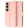 Smooth and thin premium Sony Xperia 1 VI leather case - Rose Gold Discount