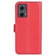 Classic Motorola Edge (2024) flip case - Red Fashion