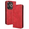 Bofink Vintage Xiaomi Redmi Turbo 3 leather case - Red Discount