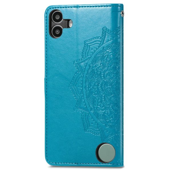 Mandala Nothing CMF Phone 1 leather case - Blue on Sale