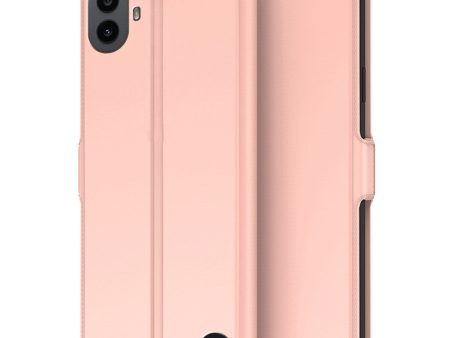 Smooth and thin premium Nothing CMF Phone 1 leather case - Rose Gold Online now