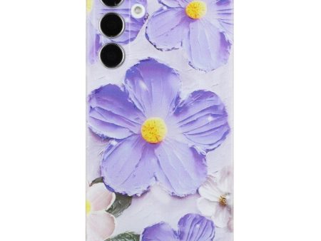 Deco Samsung Galaxy A14 phone cover - Purple Flower For Cheap