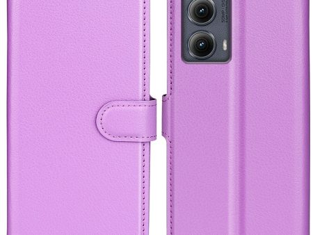 Classic Motorola Edge (2024) flip case - Purple For Cheap