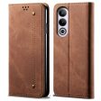 Jeans OnePlus Ace 3V flip case - Coffee For Sale