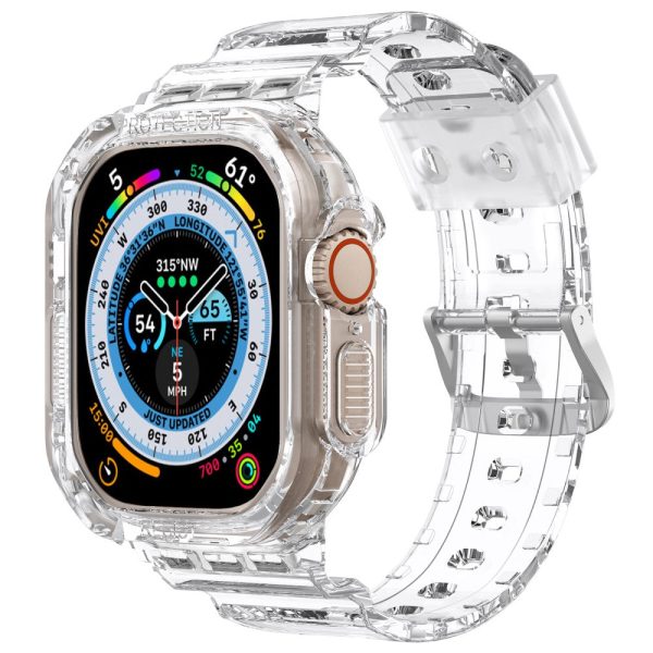 AHASTYLE WG103 Apple Watch Ultra 49mm   Watch Ultra 2 49mm Flexible Band with Case Replacement Sport Strap Discount