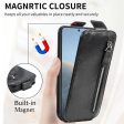 Vertical Xiaomi Redmi K70E   Xiaomi Poco X6 Pro flip phone case with zipper - Brown Online Hot Sale