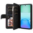 Textured Xiaomi Redmi 13   Xiaomi Redmi Note 13R leather case with strap - Black Fashion