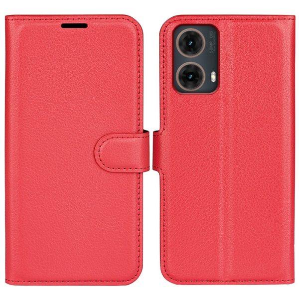 Classic Motorola Moto G85 flip case - Red Discount