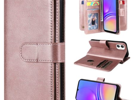 10-slot Samsung Galaxy A06 wallet case - Rose Gold Hot on Sale