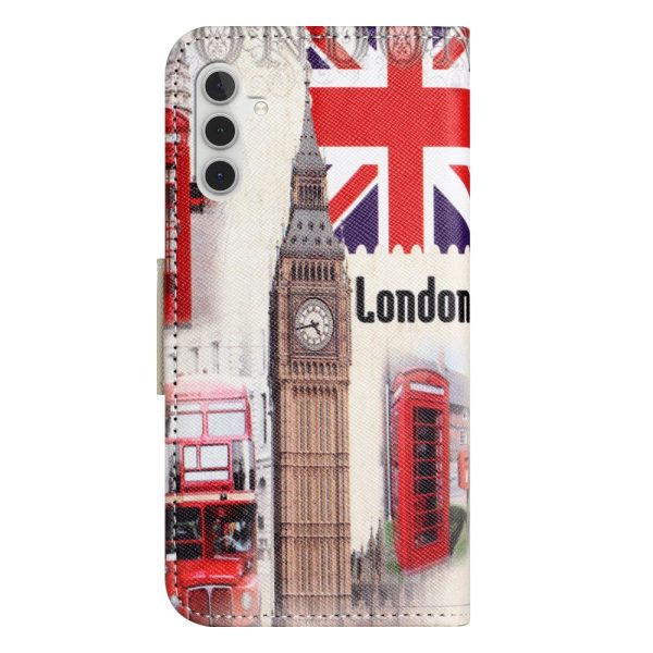 Butterfly Samsung Galaxy A16 Leather Case - London Big Ben Online Hot Sale