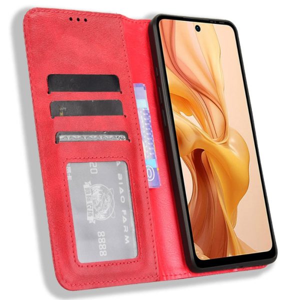 Bofink Vintage Ulefone Note 18 Ultra leather case - Red Hot on Sale