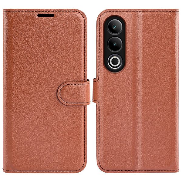 Classic OnePlus Ace 3V flip case - Brown For Cheap