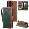 Surburbian iPhone 16 leather flip case - Green Supply