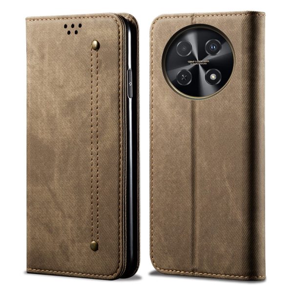 Jeans Huawei Enjoy 70 Pro   Huawei nova 12i flip case - Khaki on Sale