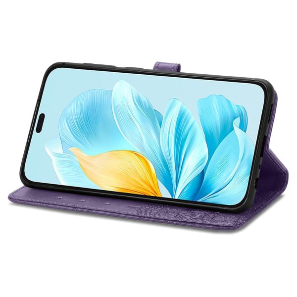 Mandala Honor 200 Lite leather case - Purple For Sale