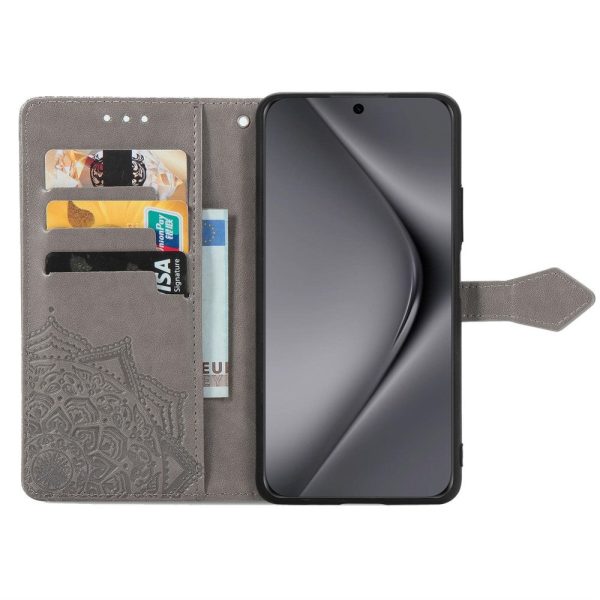 Mandala Huawei Pura 70 Ultra leather case - Grey Supply