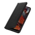 Motorola Moto G64   Motorola Moto G54 Power genuine leather case with magnetic closure - Black Online now