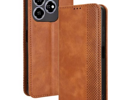 Bofink Vintage ZTE Axon 60 leather case - Brown For Discount