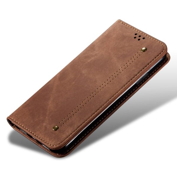 Jeans Huawei Pura 70 flip case - Coffee For Cheap