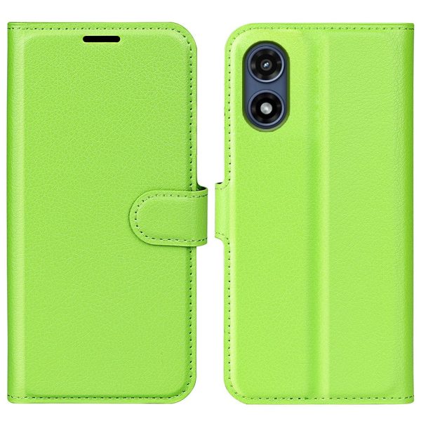 Classic Motorola Moto G Play (2024) flip case - Green Online Sale