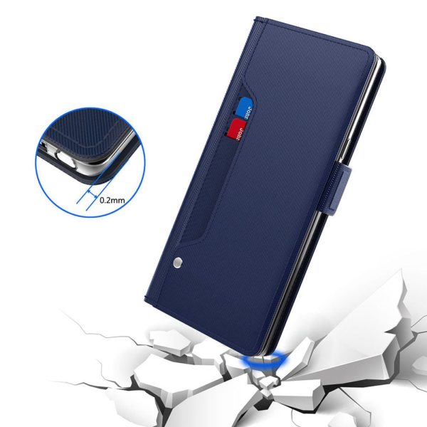 OnePlus Ace 3 Pro phone case with make-up mirror and slick design - Blue Supply