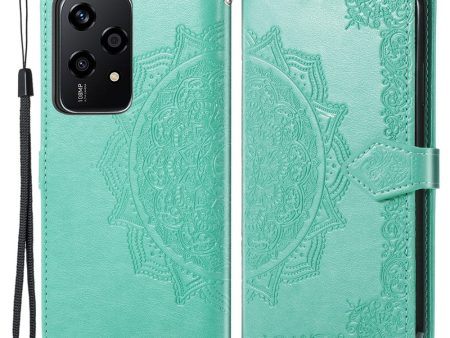 Mandala Honor 200 Lite leather case - Green Online now